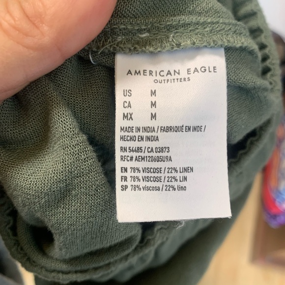 American Eagle One-Shoulder Jumpsuit linen - Picture 10 of 10